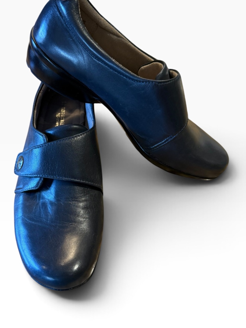 Naturalizer N5 Comfort Navy Blue Leather Women’s 8.5 Loafers
